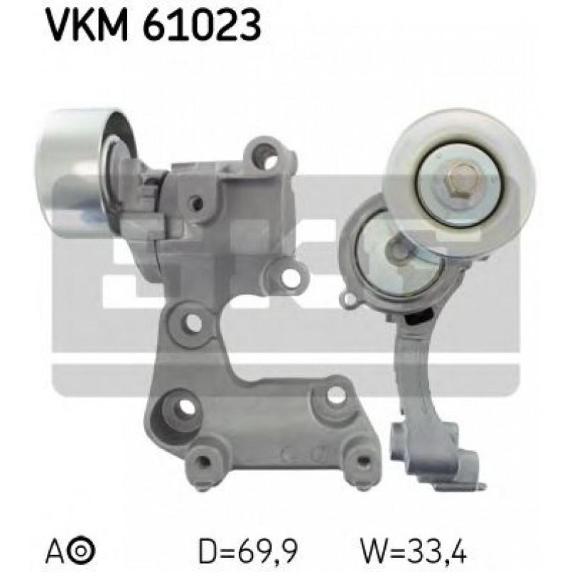 VKM 61023 SKF Натягувач поліклинового ременя